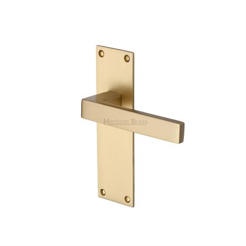 Metro Door Handle on Plate (Lever Latch)