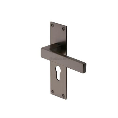 Metro Door Handle on Plate (Euro Profile)