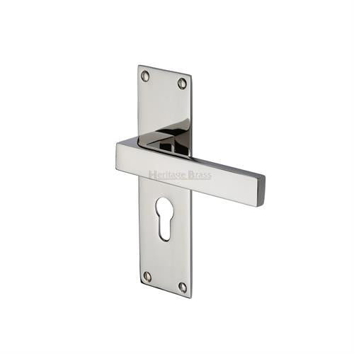 Metro Door Handle on Plate (Euro Profile)
