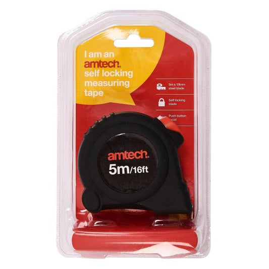 5m x 19mm self locking measuring tape