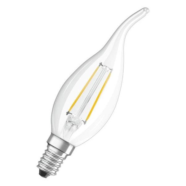 ENERGIZER LED Candle 2.5W E14 Flame Tip Classic Warm White Clear