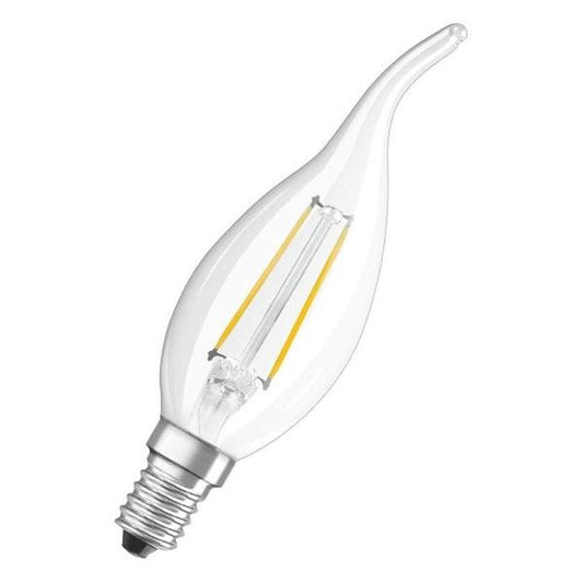 ENERGIZER LED Candle 2.5W E14 Flame Tip Classic Warm White Clear