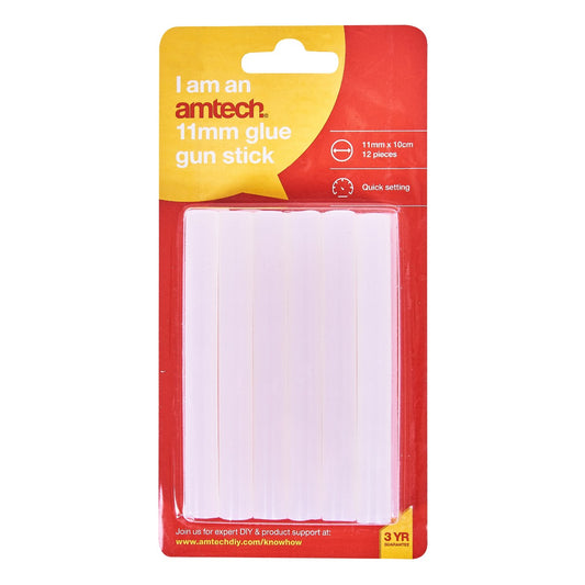 12pc glue gun sticks (11mm x 100mm)