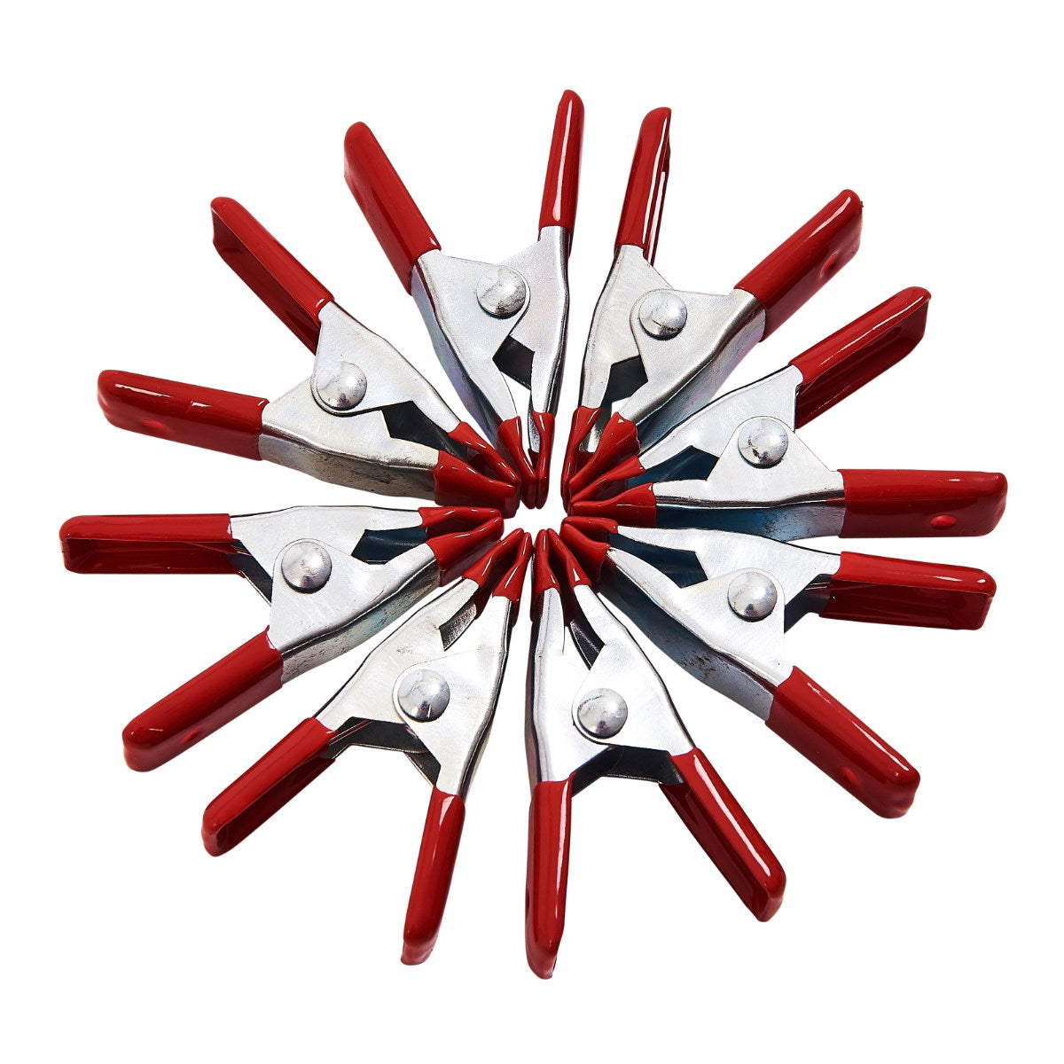 8pc 50mm metal spring clamp set
