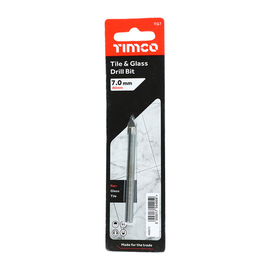 TCT Arrow Head Tile & Glass Bit 7.0mm