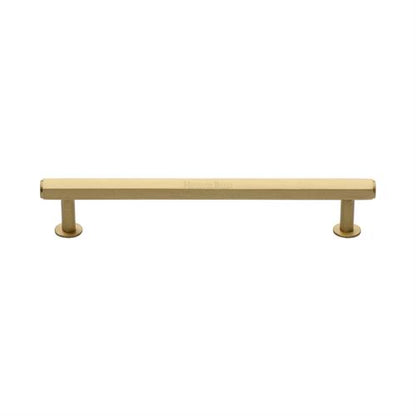 Hexagon Cabinet Pull Handle with Rose