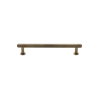 Knurled Cabinet Pull Handle with Rose