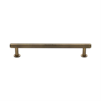 Knurled Cabinet Pull Handle with Rose