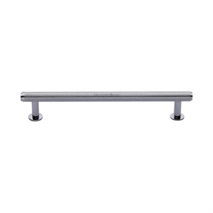 Knurled Cabinet Pull Handle with Rose