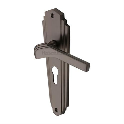 Waldorf Door Handle on Plate (Euro Profile)