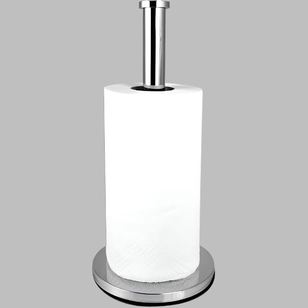Stainless Steel Kitchen Roll Holder Towel Paper Tissue Stand Pole Freestanding